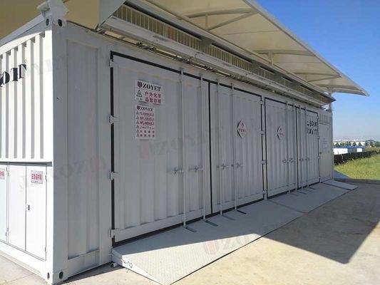 Ασφαλής δεξαμενή αποθήκευσης χημικών ουσιών Q235B Προσωρινός χώρος αποθήκευσης