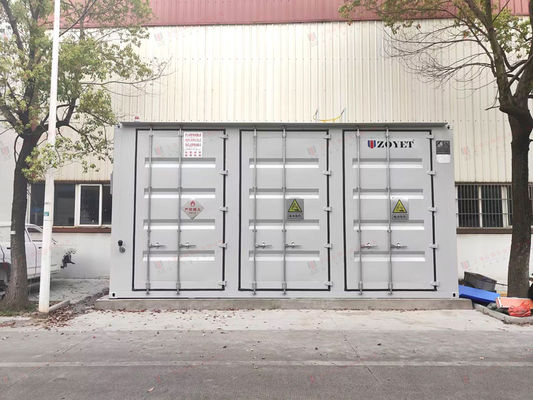 40ft εξωτερικό δοχείο φόρτισης μπαταρίας με έξυπνη φόρτιση, παρακολούθηση περιβάλλοντος σε πραγματικό χρόνο για τη διαχείριση μπαταρίας στόλου