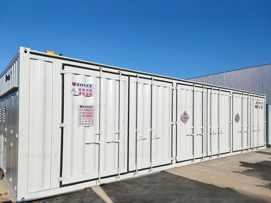 Ανθεκτικός στις υπεριώδεις ακτινοβολίες εξωτερικός δοχείο αποθήκευσης κυλίνδρων αερίου με διπλό στρώμα μόνωσης και προσαρμόσιμη χωρητικότητα