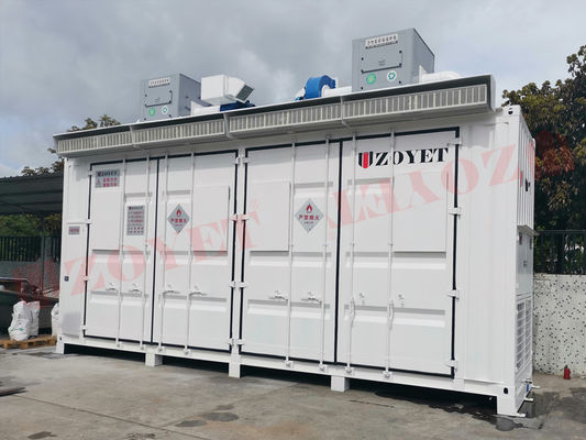 Modular Outdoor Battery Charging Container Lithium Battery Test Room With Remote Control And Data Recording