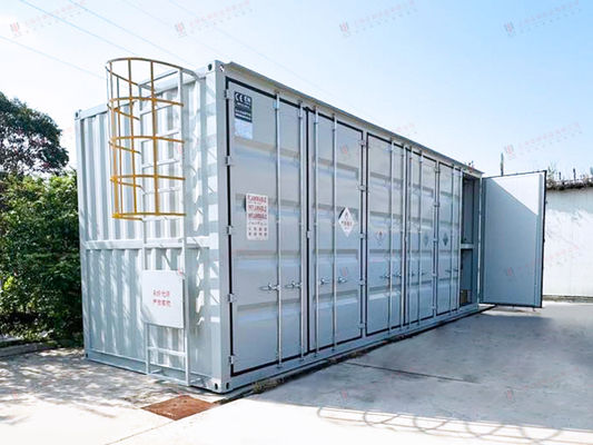 ISO Standard 20ft θερμαινόμενη δεξαμενή αποθήκευσης βιθούμιου με ηλεκτρικό σύστημα θέρμανσης