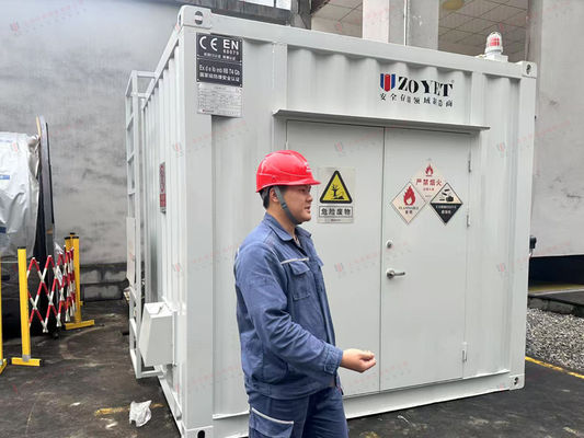 Προσαρμοσμένο Δοχείο Hazmat για Αποθήκευση Χημικών με Πυράντοχη Σχεδίαση